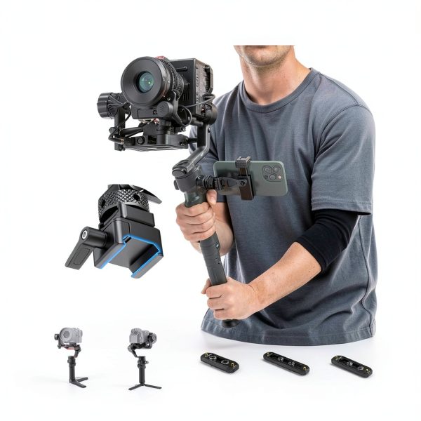 Neewer Phone Mount NATO Clamp Aluminum Alloy Gimbal-1