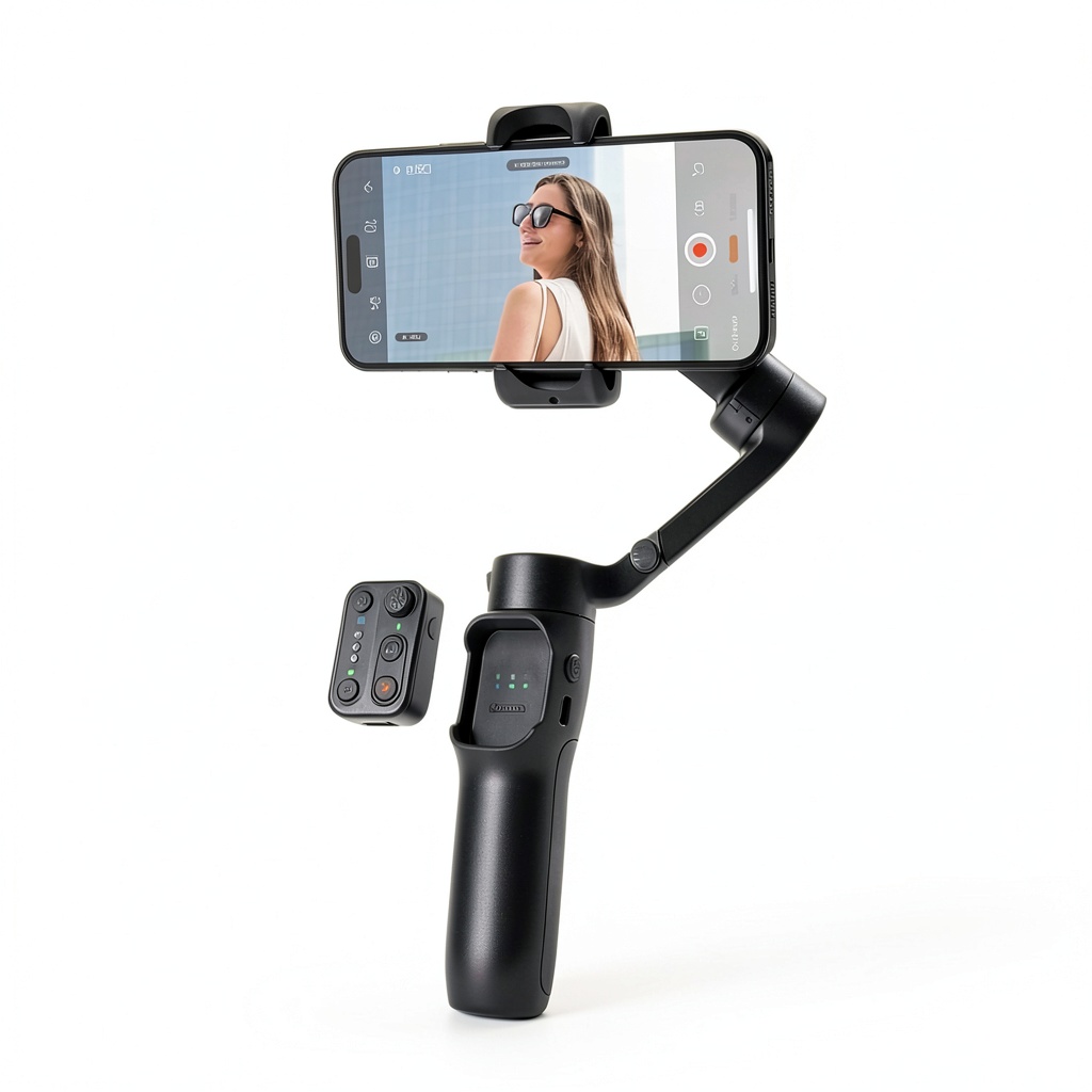 Hohem iSteady X3 SE smartphone gimbal in use during travel vlogging scenario