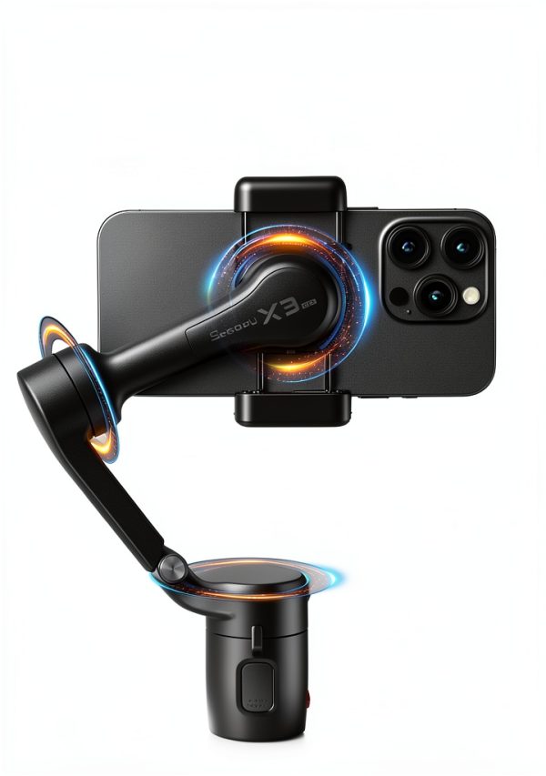 Hohem iSteady X3 SE Plus Smartphone Gimbal Extendable Remote-9