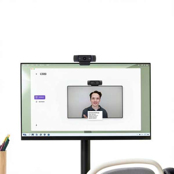 Logitech C920s Pro 1080p Webcam Streaming Video Conferencing-9
