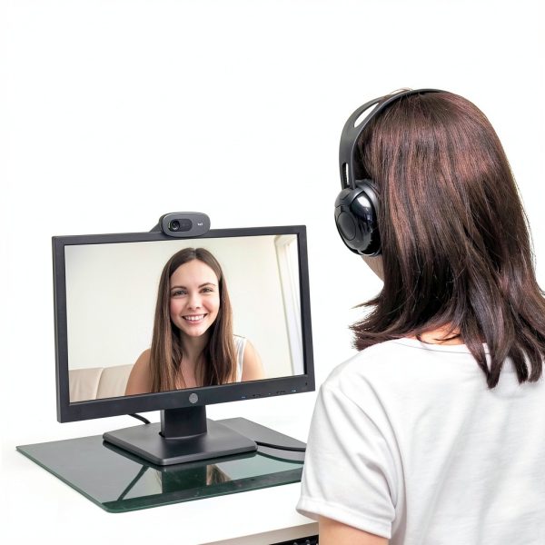 Logitech C270 Webcam 720p HD Video Noise Reducing Microphone-1