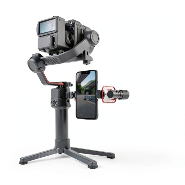 Neewer Phone Mount NATO Clamp Aluminum Alloy Gimbal-6