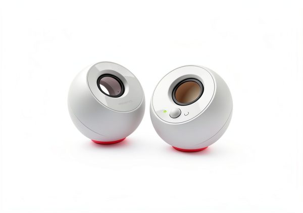 Creative Labs Pebble SE 2.0 Desktop Speakers with RGB Lighting White-0