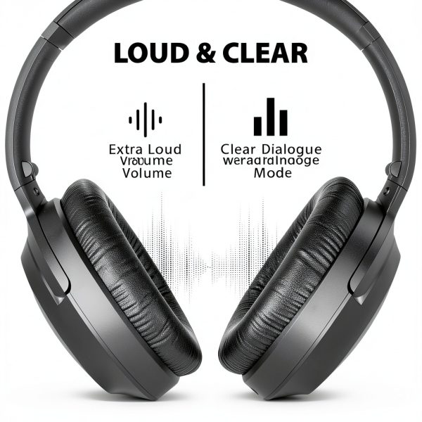Avantree Opera Plus TV Headphones Clear Dialogue Boost for Seniors-3