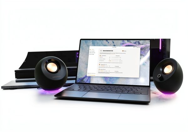 Creative Pebble Pro Minimalist USB-C Speakers with Bluetooth RGB Black-7