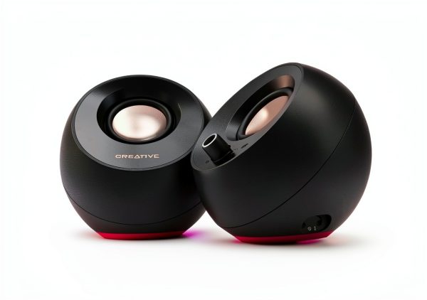 Creative Pebble Pro Minimalist USB-C Speakers with Bluetooth RGB Black-3