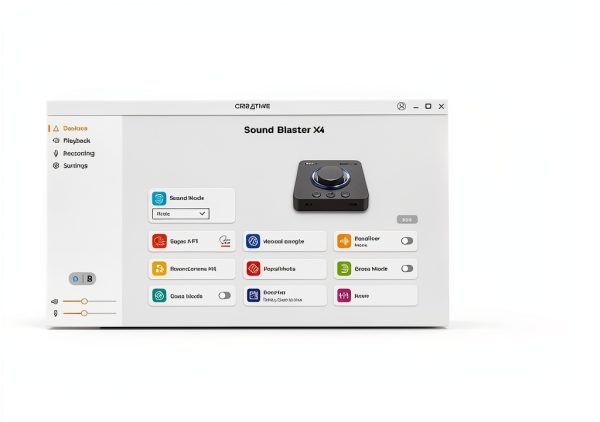 Creative Sound Blaster X4 24bit/192kHz USB DAC & Amp, Super X Fi, 7.1-5