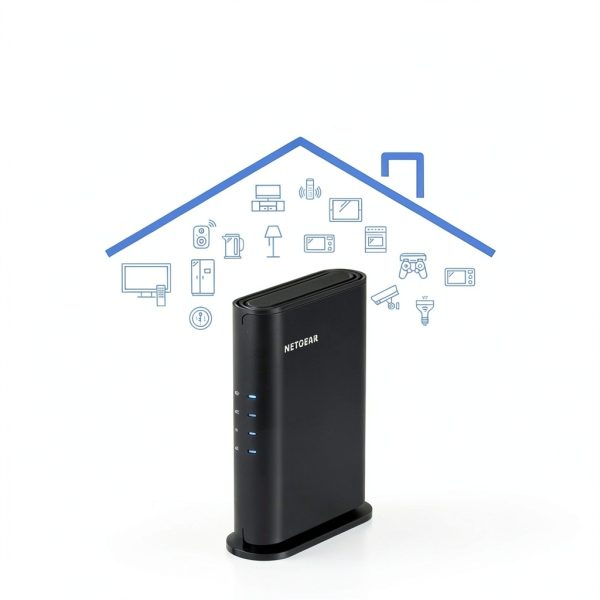 NETGEAR Nighthawk AX1800 Dual Band WiFi Router Black High Speed-4