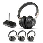 Avantree Quartet 2 Group Listening Headphones with 2.4GHz Transmitter-0