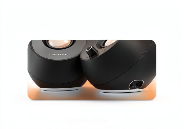 Creative Pebble Pro Minimalist USB-C Speakers with Bluetooth RGB Black-4
