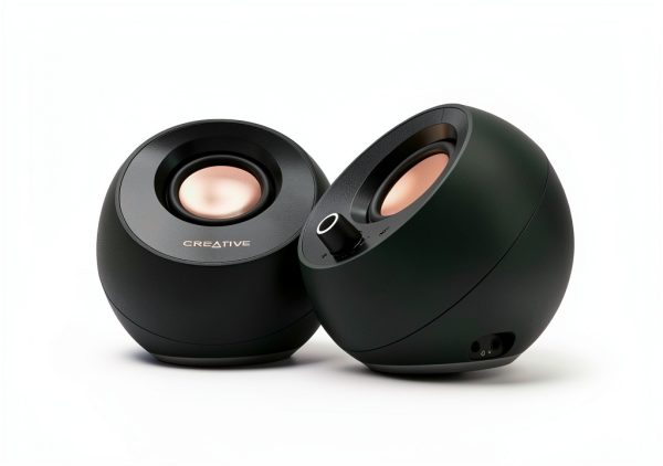 Creative Pebble Pro Minimalist USB-C Speakers with Bluetooth RGB Black-2